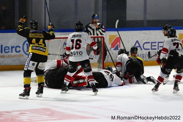 Photo hockey match Rouen - Bordeaux le 20/09/2022