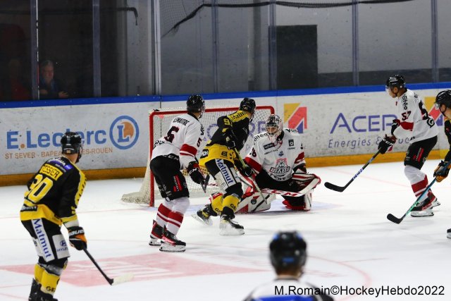 Photo hockey match Rouen - Bordeaux le 20/09/2022