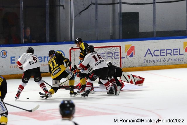 Photo hockey match Rouen - Bordeaux le 20/09/2022
