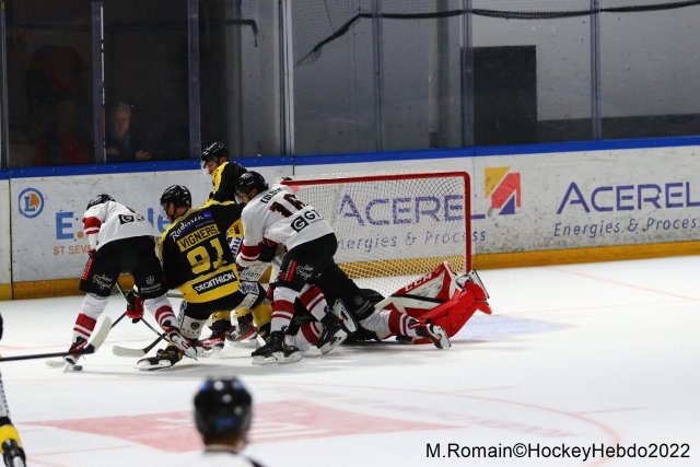 Photo hockey match Rouen - Bordeaux le 20/09/2022