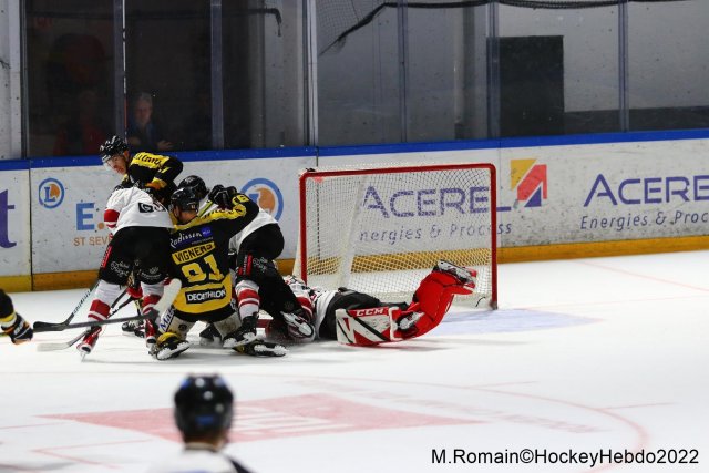 Photo hockey match Rouen - Bordeaux le 20/09/2022