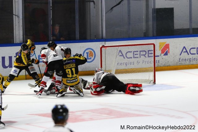 Photo hockey match Rouen - Bordeaux le 20/09/2022
