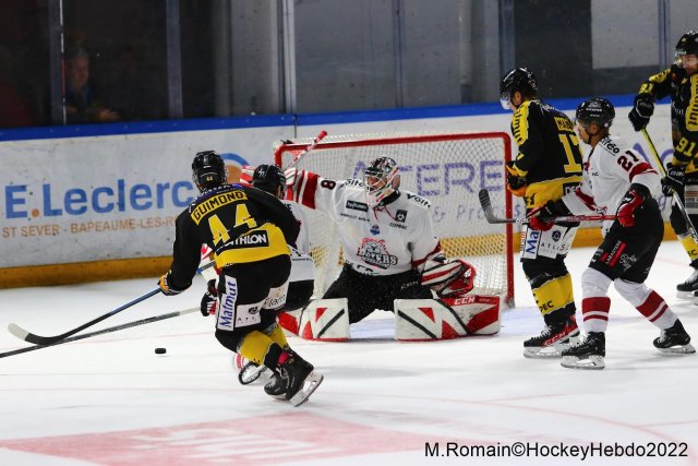 Photo hockey match Rouen - Bordeaux le 20/09/2022