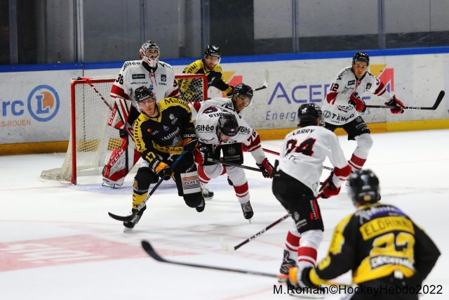 Photo hockey match Rouen - Bordeaux le 20/09/2022