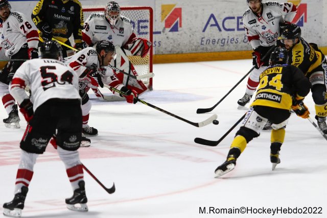 Photo hockey match Rouen - Bordeaux le 20/09/2022