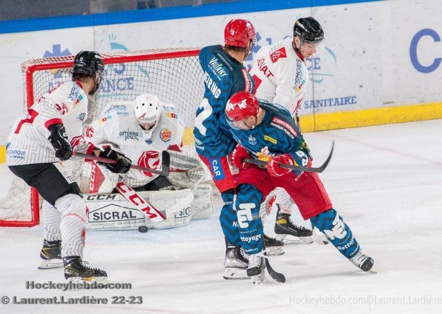 Photo hockey match Grenoble  - Amiens  le 25/09/2022