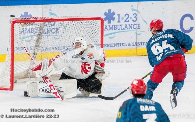 Photo hockey match Grenoble  - Amiens  le 25/09/2022