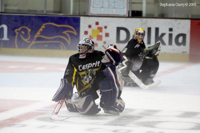 Photo hockey reportage De jeunes gardiens en stage à Rouen