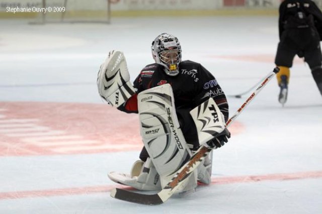 Photo hockey reportage De jeunes gardiens en stage à Rouen