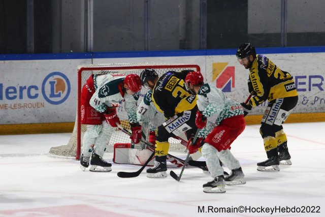 Photo hockey match Rouen - Cergy-Pontoise le 27/09/2022