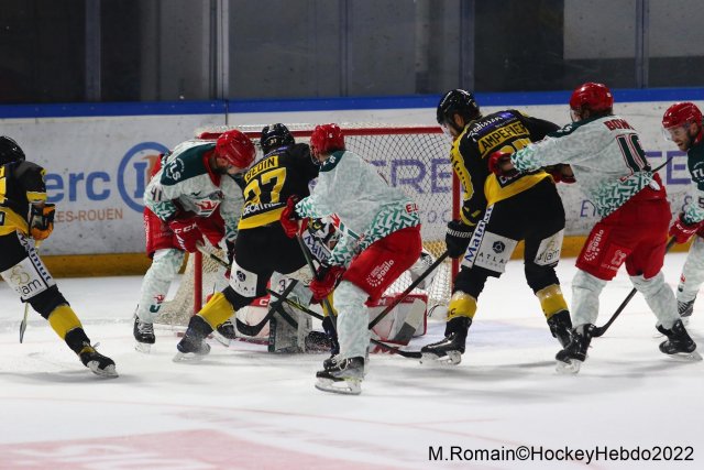 Photo hockey match Rouen - Cergy-Pontoise le 27/09/2022