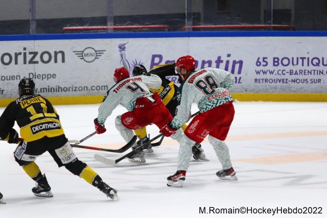 Photo hockey match Rouen - Cergy-Pontoise le 27/09/2022