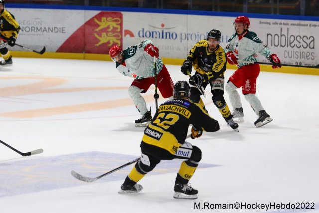 Photo hockey match Rouen - Cergy-Pontoise le 27/09/2022