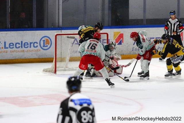 Photo hockey match Rouen - Cergy-Pontoise le 27/09/2022