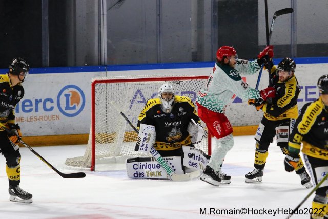 Photo hockey match Rouen - Cergy-Pontoise le 27/09/2022