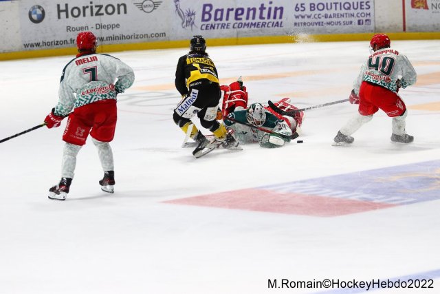 Photo hockey match Rouen - Cergy-Pontoise le 27/09/2022