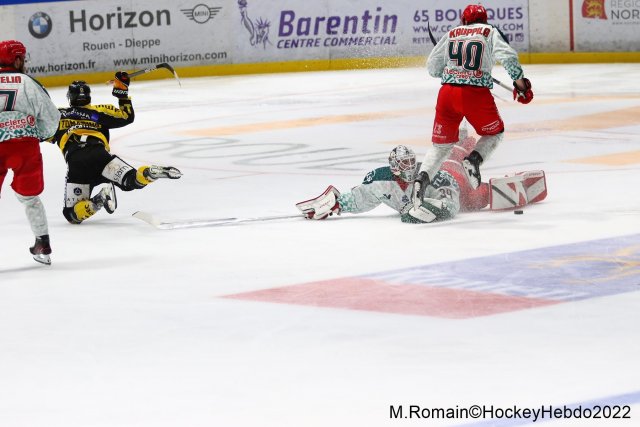 Photo hockey match Rouen - Cergy-Pontoise le 27/09/2022
