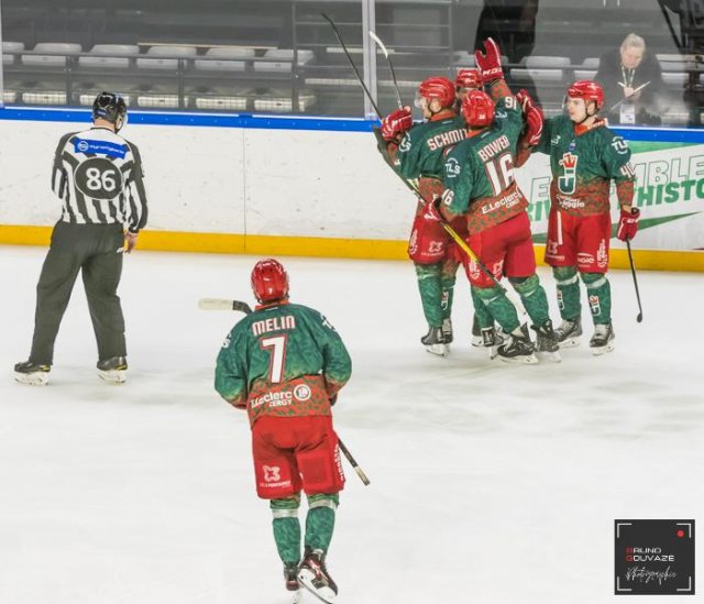 Photo hockey match Cergy-Pontoise - Bordeaux le 02/10/2022