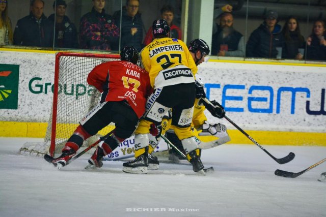 Photo hockey match Chamonix  - Rouen le 07/10/2022