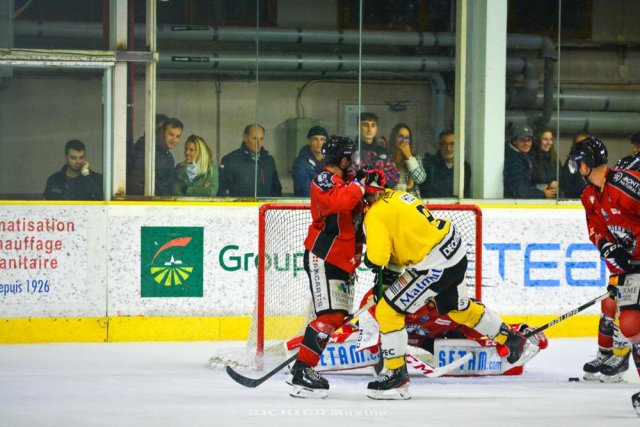 Photo hockey match Chamonix  - Rouen le 07/10/2022