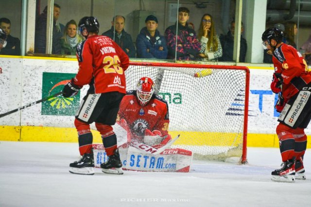 Photo hockey match Chamonix  - Rouen le 07/10/2022