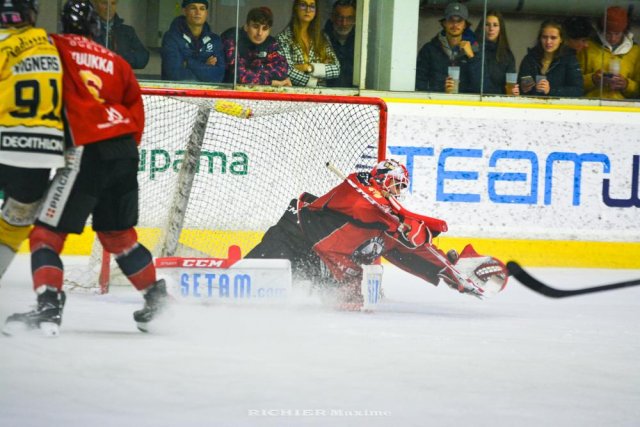 Photo hockey match Chamonix  - Rouen le 07/10/2022