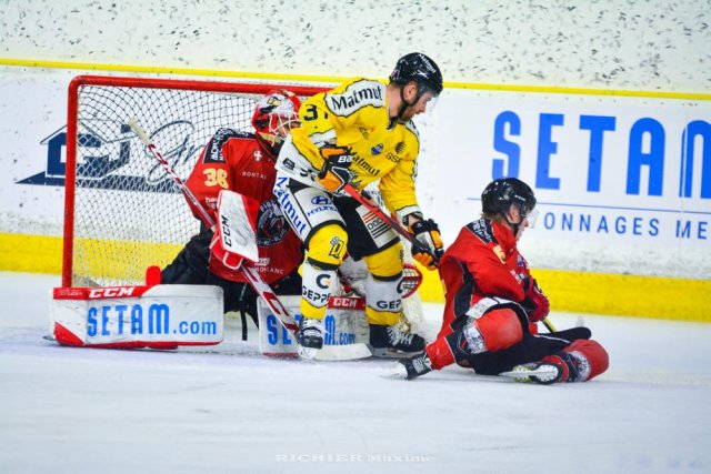 Photo hockey match Chamonix  - Rouen le 07/10/2022