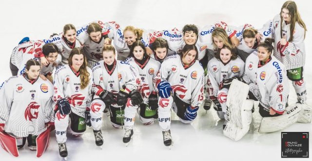 Photo hockey match Cergy-Pontoise / Féminin - Amiens / Féminin le 08/10/2022