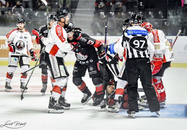 Photo hockey match Bordeaux - Chamonix  le 11/10/2022