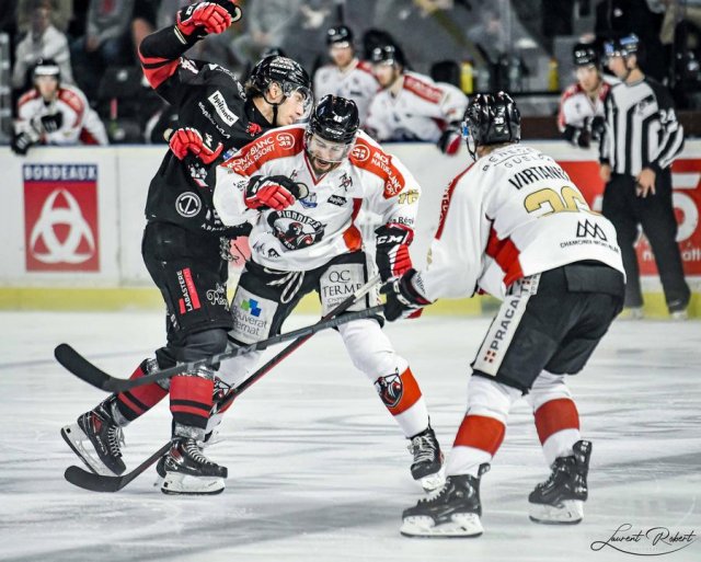 Photo hockey match Bordeaux - Chamonix  le 11/10/2022