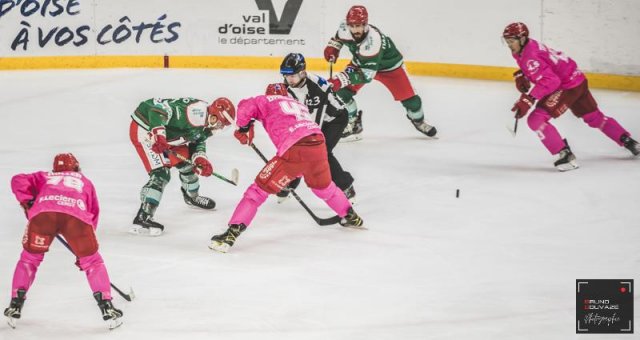 Photo hockey match Cergy-Pontoise - Anglet le 11/10/2022