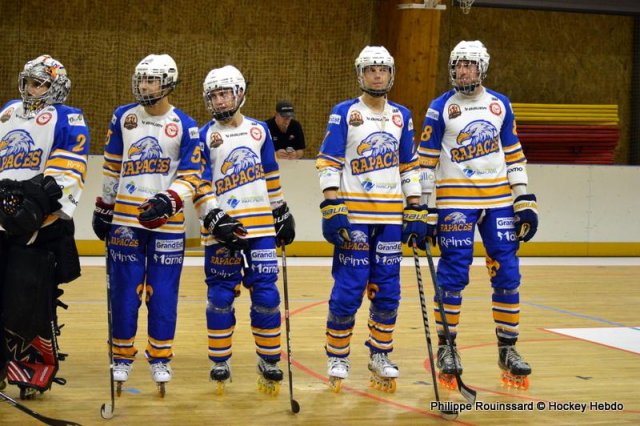 Photo hockey reportage N1 : Le survol des Rapaces