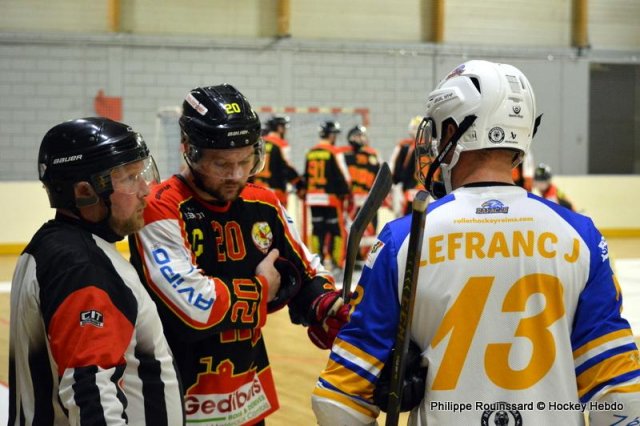 Photo hockey reportage N1 : Le survol des Rapaces