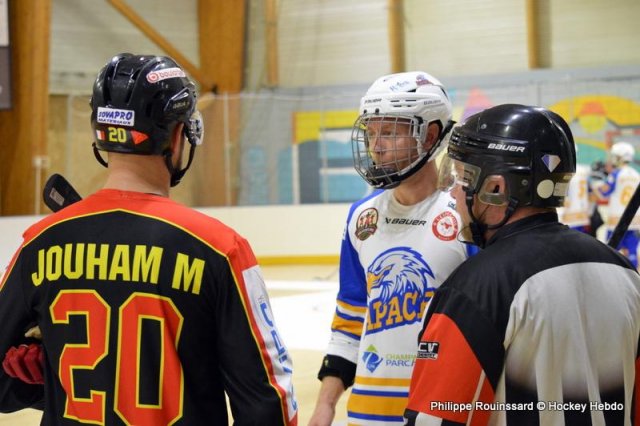 Photo hockey reportage N1 : Le survol des Rapaces