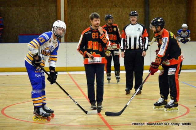 Photo hockey reportage N1 : Le survol des Rapaces