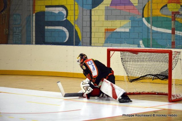 Photo hockey reportage N1 : Le survol des Rapaces