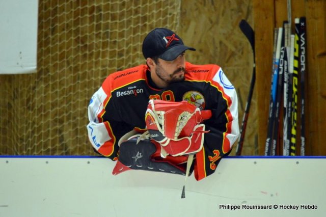 Photo hockey reportage N1 : Le survol des Rapaces