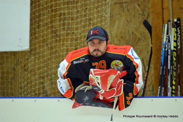 Photo hockey reportage N1 : Le survol des Rapaces
