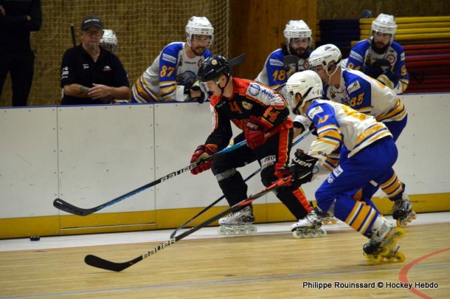 Photo hockey reportage N1 : Le survol des Rapaces