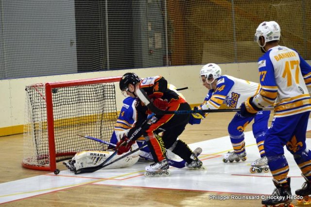 Photo hockey reportage N1 : Le survol des Rapaces