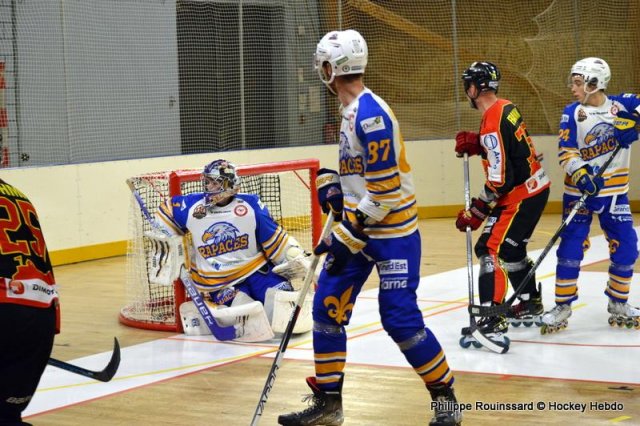 Photo hockey reportage N1 : Le survol des Rapaces