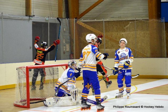 Photo hockey reportage N1 : Le survol des Rapaces