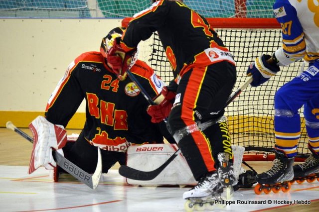 Photo hockey reportage N1 : Le survol des Rapaces
