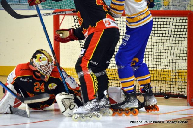 Photo hockey reportage N1 : Le survol des Rapaces