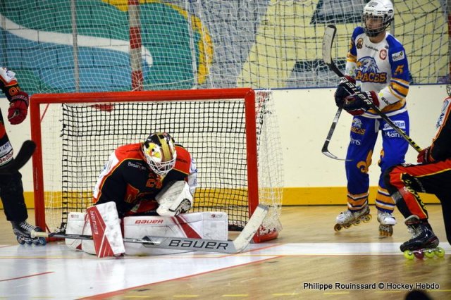 Photo hockey reportage N1 : Le survol des Rapaces