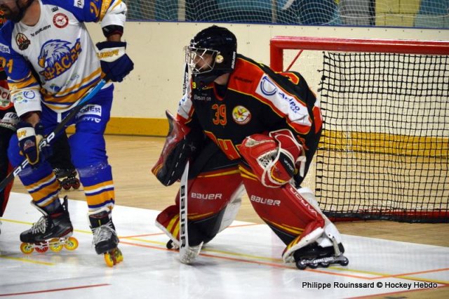 Photo hockey reportage N1 : Le survol des Rapaces