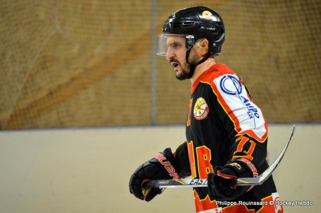 Photo hockey reportage N1 : Le survol des Rapaces