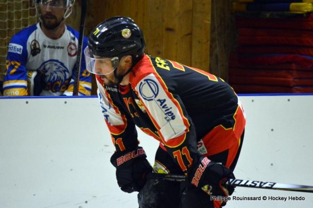 Photo hockey reportage N1 : Le survol des Rapaces