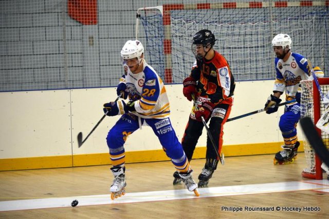 Photo hockey reportage N1 : Le survol des Rapaces