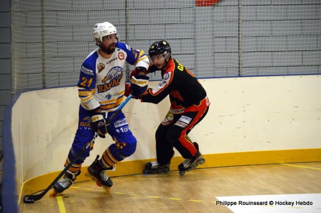 Photo hockey reportage N1 : Le survol des Rapaces